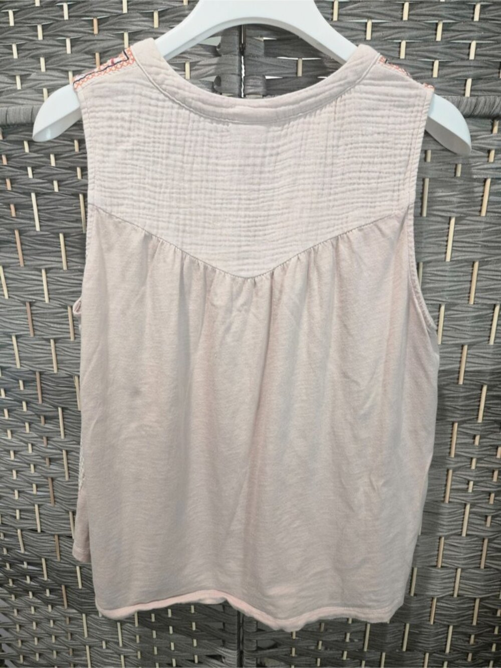 Cream  Tank Top - Picture 2 of 2